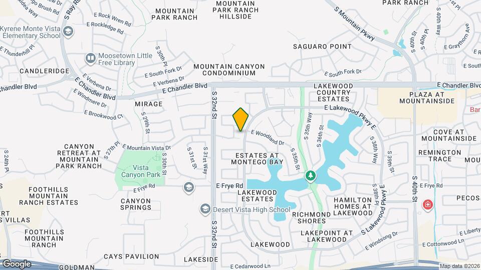 3312 E Mountain Vista Dr Map and Location Details