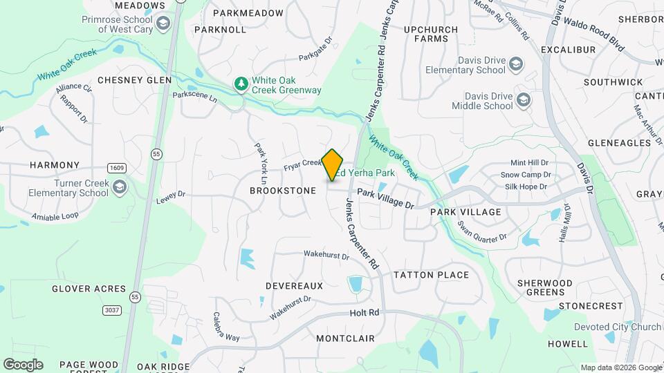 205 Brook Creek Dr Map and Location Details