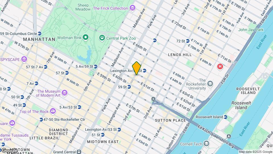 789 Lexington Ave Map and Location Details