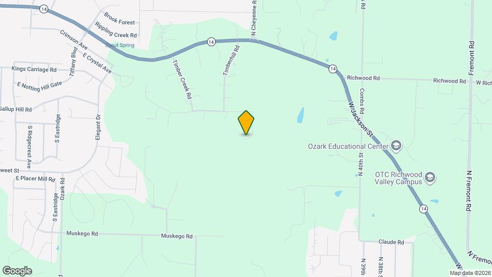 613 N Cheyenne Vly Rd Map and Location Details
