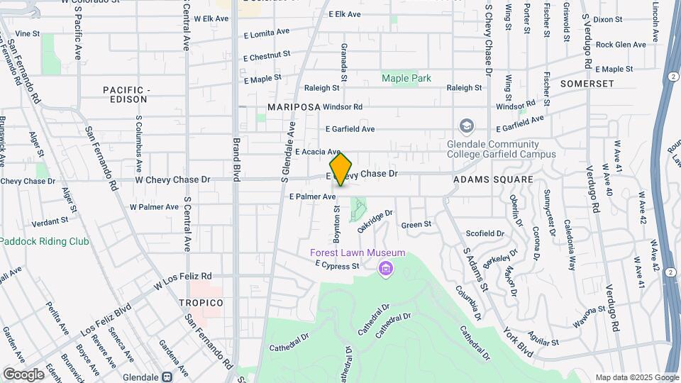 537 E Palmer Ave Mapa y Detalles de la Ubicación