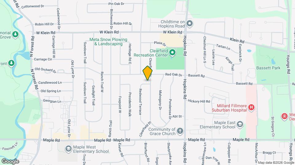 226 Clearfield Dr Map and Location Details