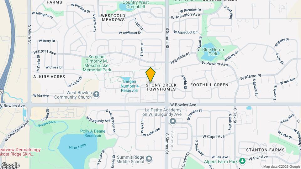 11932 W Long Cir Map and Location Details