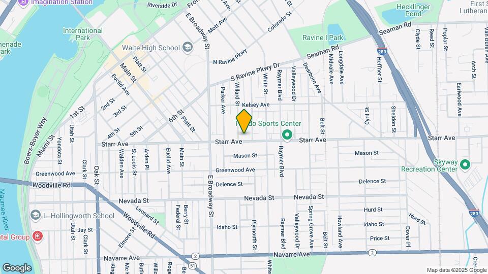 1211 Starr Ave Map and Location Details