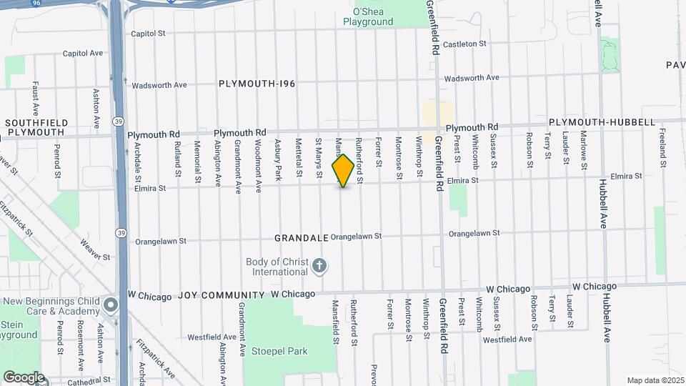 10040 Mansfield St Map and Location Details