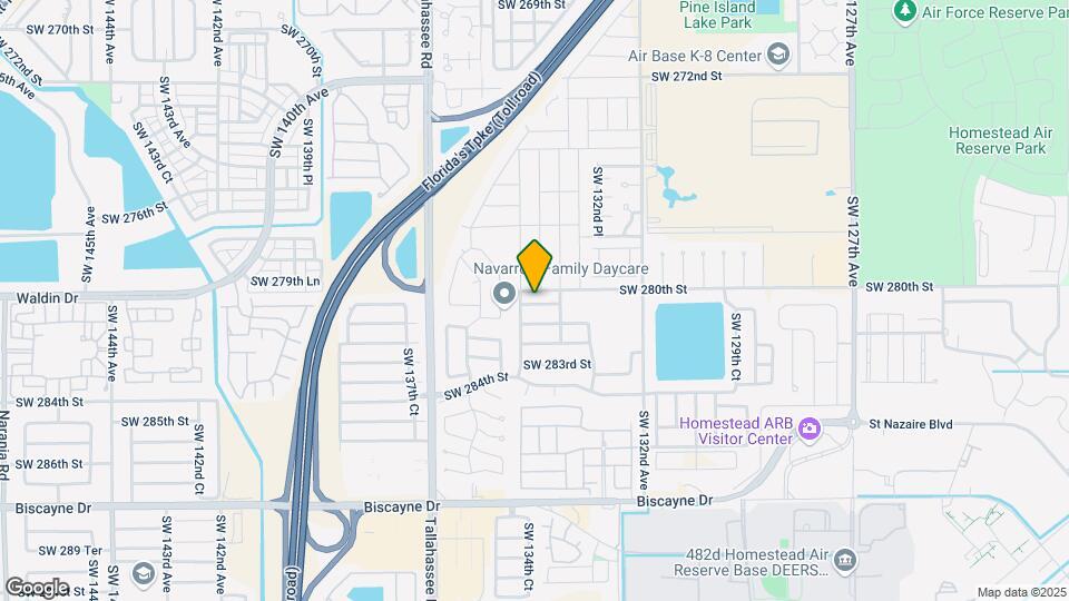 13431 SW 280th Terrace Map and Location Details