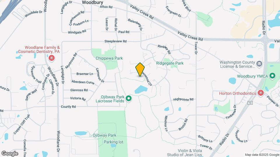 7595 Springbrook Ln Map and Location Details
