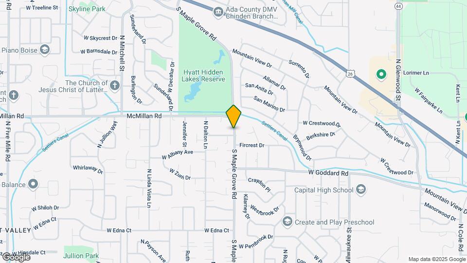 4645 N Maple Grove Rd Map and Location Details