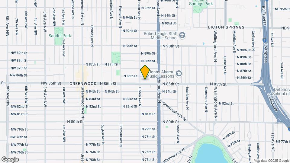 910 85th St Map and Location Details