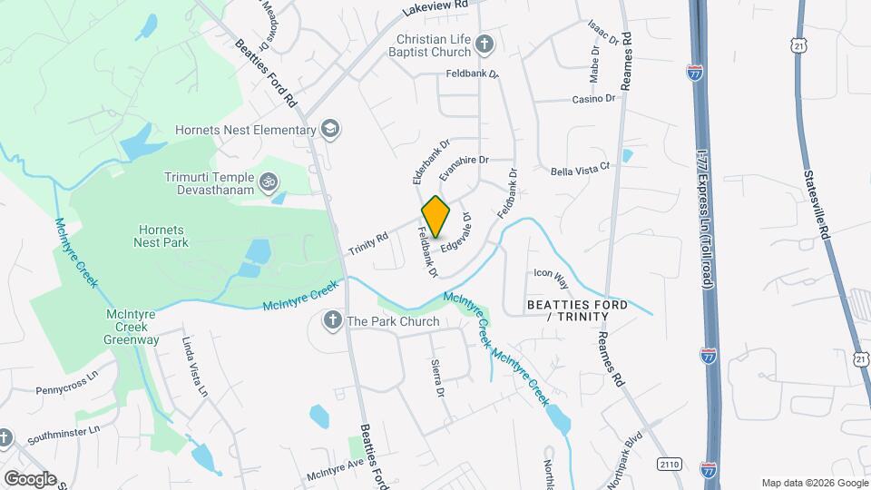 9209 Edgevale Dr Map and Location Details