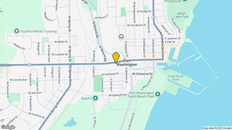 445 W Grand Ave Map and Location Details