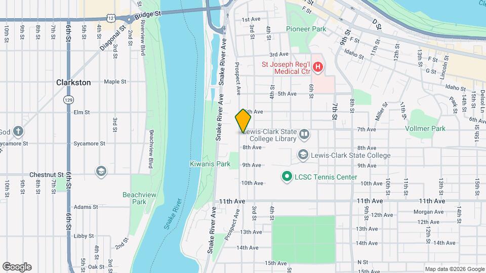 711 Prospect Ave Map and Location Details