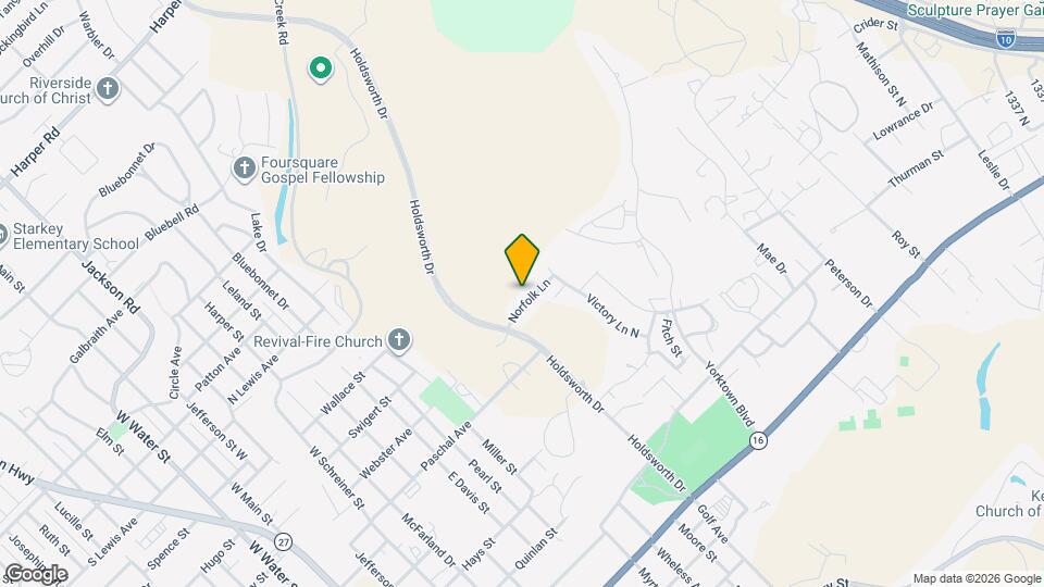 1128 Norfolk Ln Map and Location Details