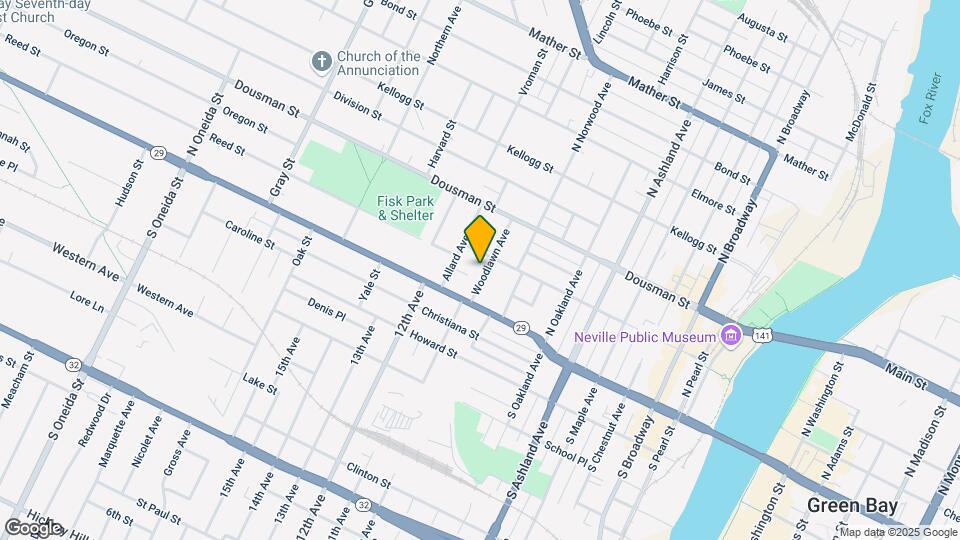 127 Woodlawn Ave-Unit -B Map and Location Details