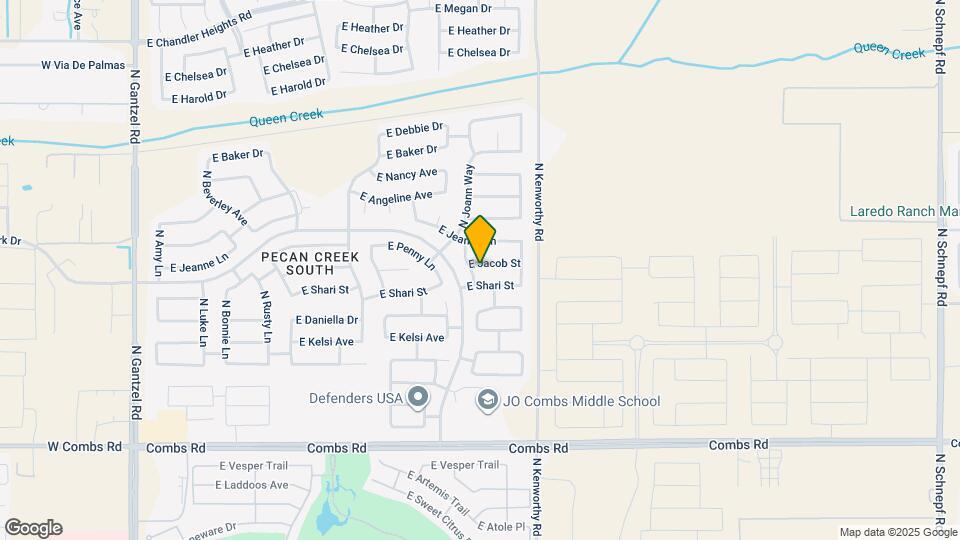 1621 E Jacob St Map and Location Details