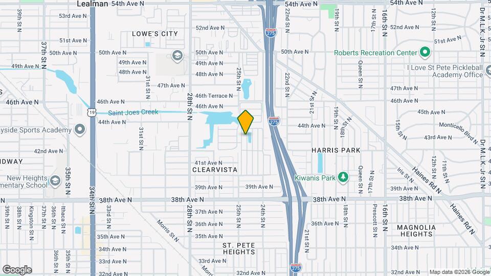 4000 24th St N Map and Location Details