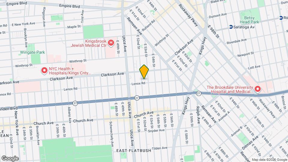 839 Lenox Rd Map and Location Details