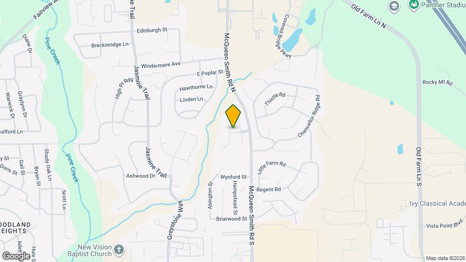 730 Kingsley Dr Map and Location Details