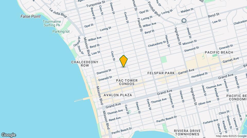 1051 Diamond St Mapa y Detalles de la Ubicación