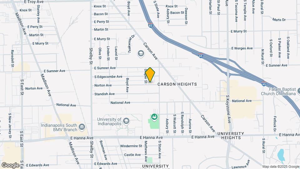 1541 Norton Ave Map and Location Details