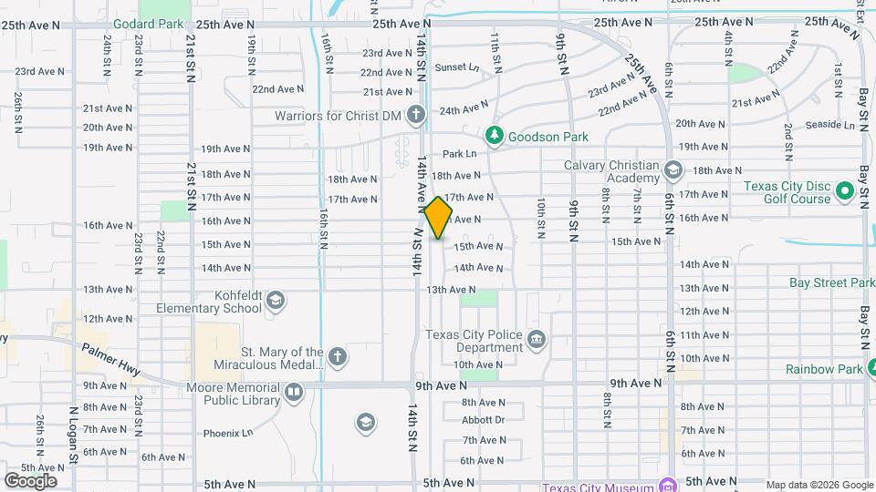 1501 13th St N Map and Location Details