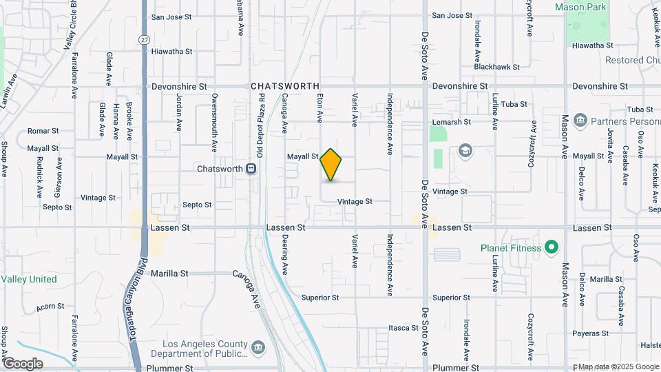 21214 Merridy St Map and Location Details