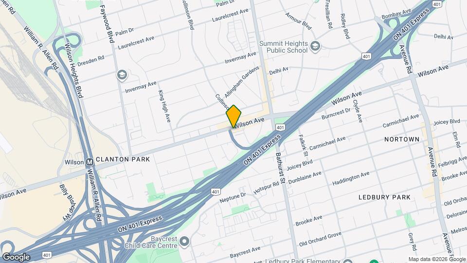 371 Wilson Ave Map and Location Details