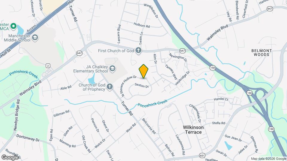 6511 N Stevens Hollow Dr Map and Location Details
