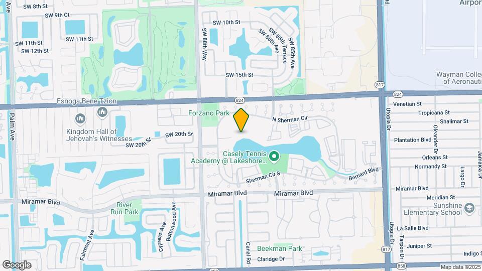 8710 N Sherman Cir Map and Location Details