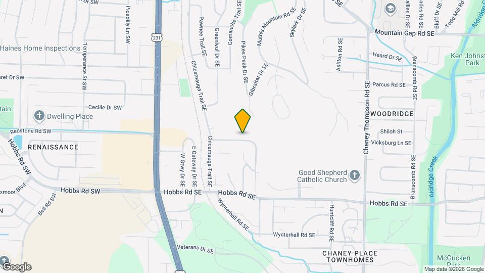 531 Farmingdale Rd SE Map and Location Details