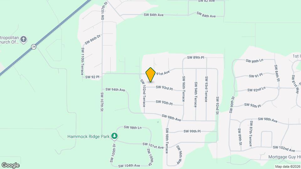 10064 SW 93rd Pl Map and Location Details