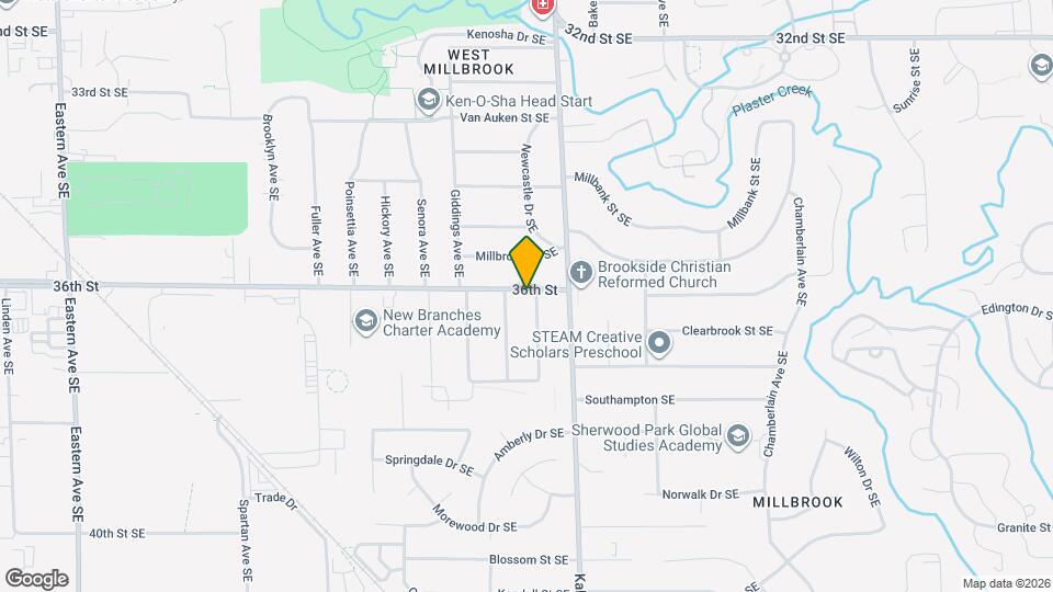 3613 Newcastle Dr SE Map and Location Details