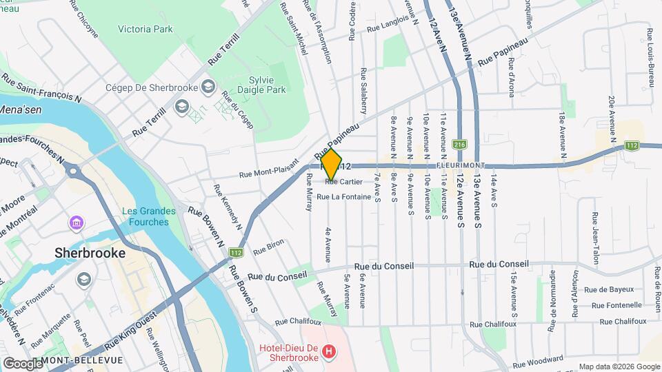 446 Cartier Rue Map and Location Details