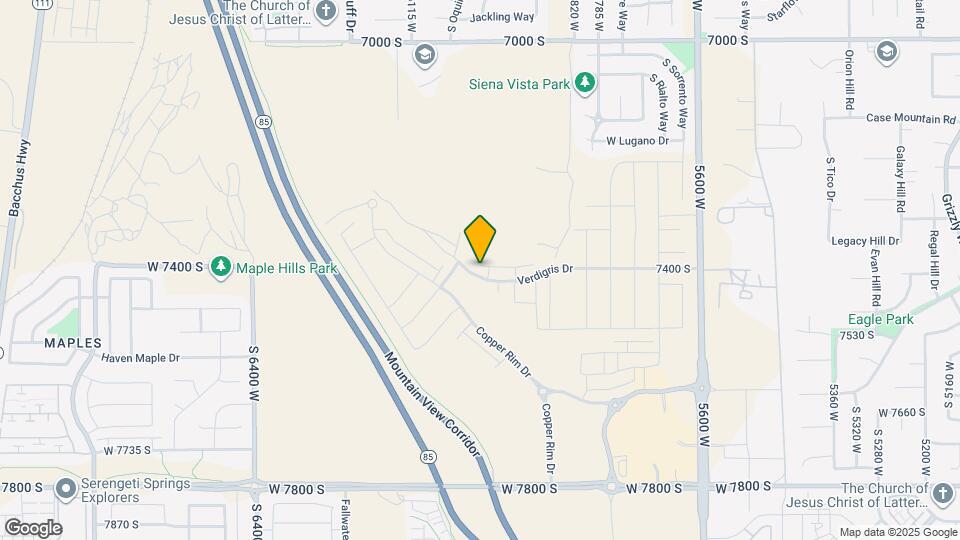 5998 Verdigris Dr Mapa y Detalles de la Ubicación