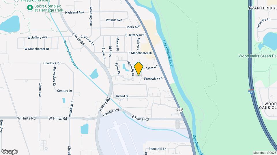 554 Prestwick Ln Mapa y Detalles de la Ubicación