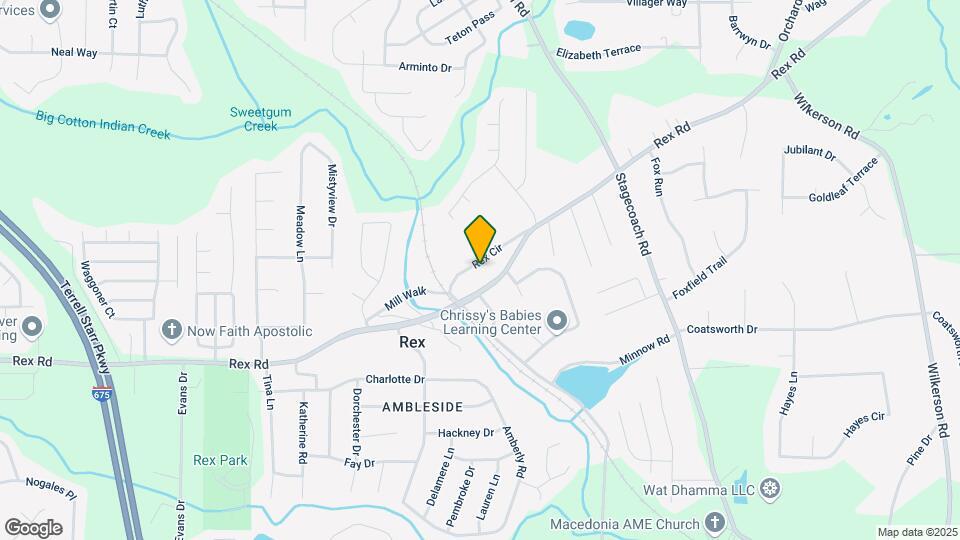 3821 Rex Cir Map and Location Details