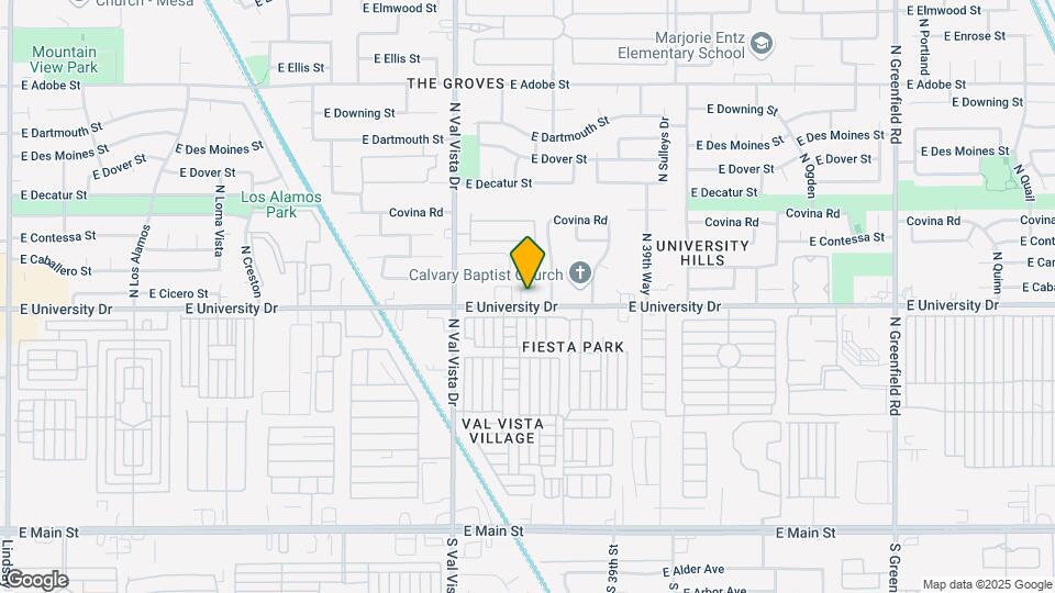 3716 E University Dr Map and Location Details