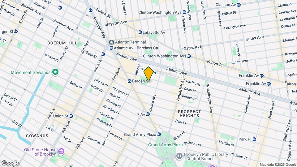 533 Bergen St Map and Location Details