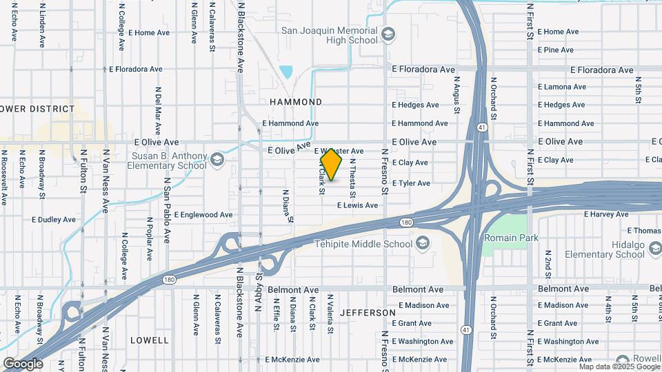 2215 E Tyler Ave, Unit A Mapa y Detalles de la Ubicación