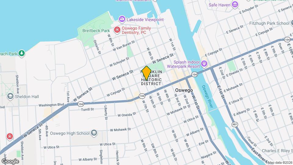 74 West Cayuga Street Map and Location Details