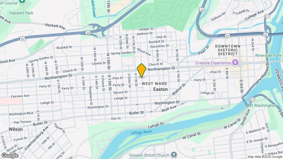 43 S Warren St Map and Location Details