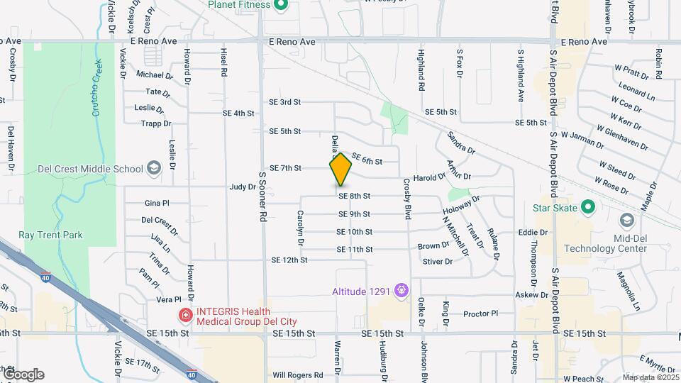 5901 SE 8th St Map and Location Details
