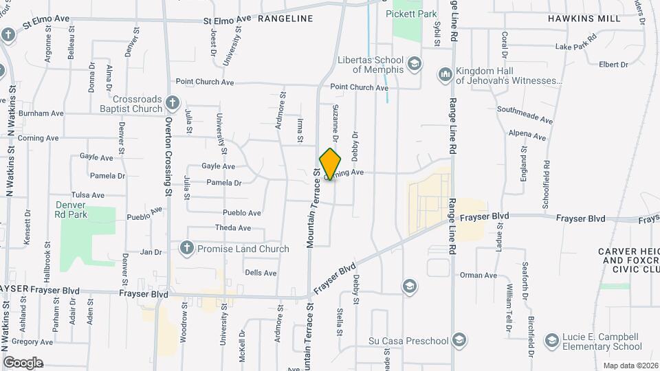 3557 Suzanne Dr Map and Location Details