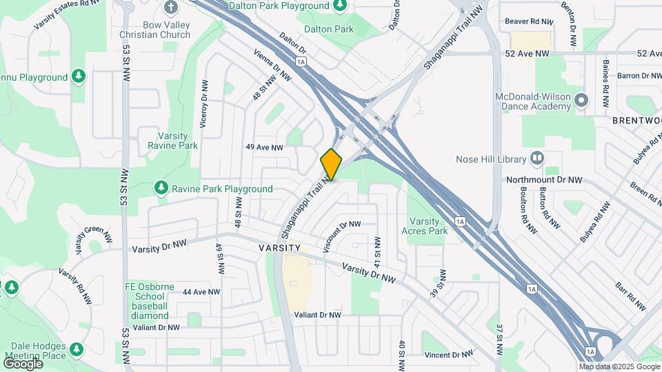 4832 Voyageur Dr NW Map and Location Details