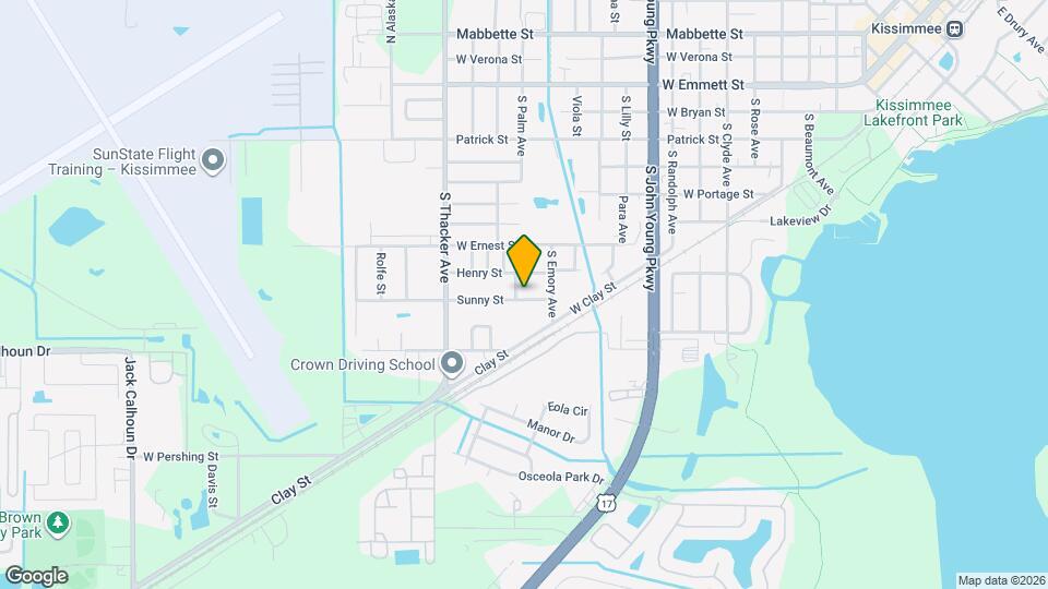 1619 Sunny St Map and Location Details