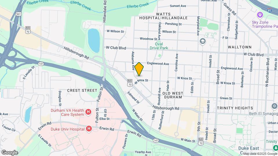 2620 W Knox St Map and Location Details