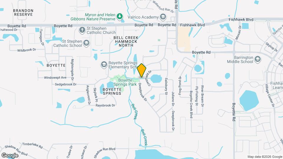 10416 Deepbrook Dr Map and Location Details