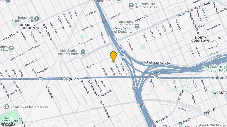 3053 Tillman St Map and Location Details