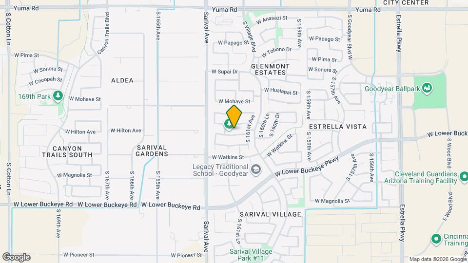 16174 W Hilton Ave Map and Location Details