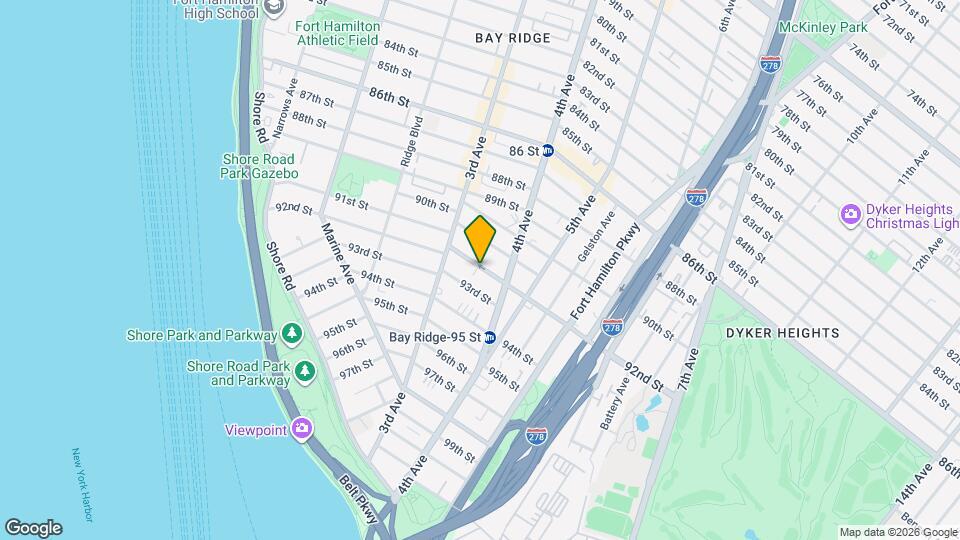 352 92nd St Mapa y Detalles de la Ubicación